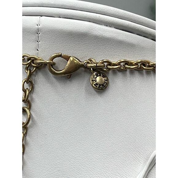 J. Crew Asymmetrical Vibrant Multicolor AB Glowing Rhinestone statement Necklace - Picture 9 of 12